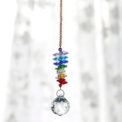 Crystal Sun Catchers Meteor Planet Gemstone Ornament