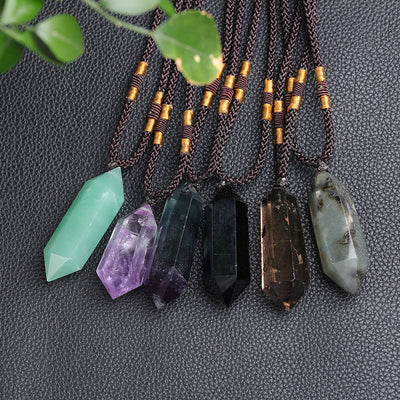 Olivenorma Natural Crystal Amethyst Healing Necklace - image 26