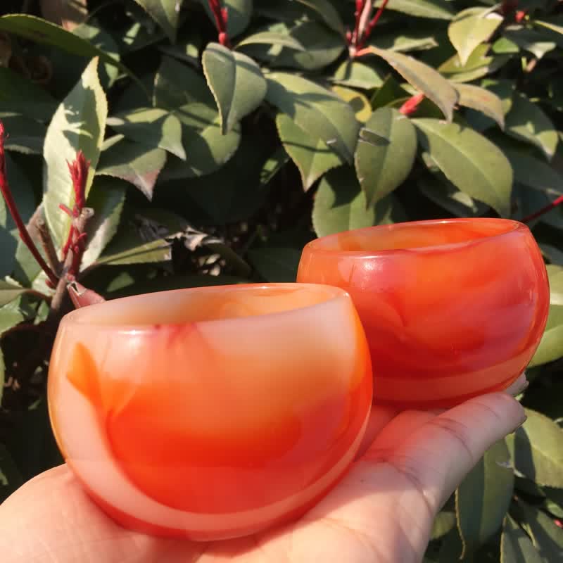 Olivenorma Carnelian Bowl Energy Crystal Decoration