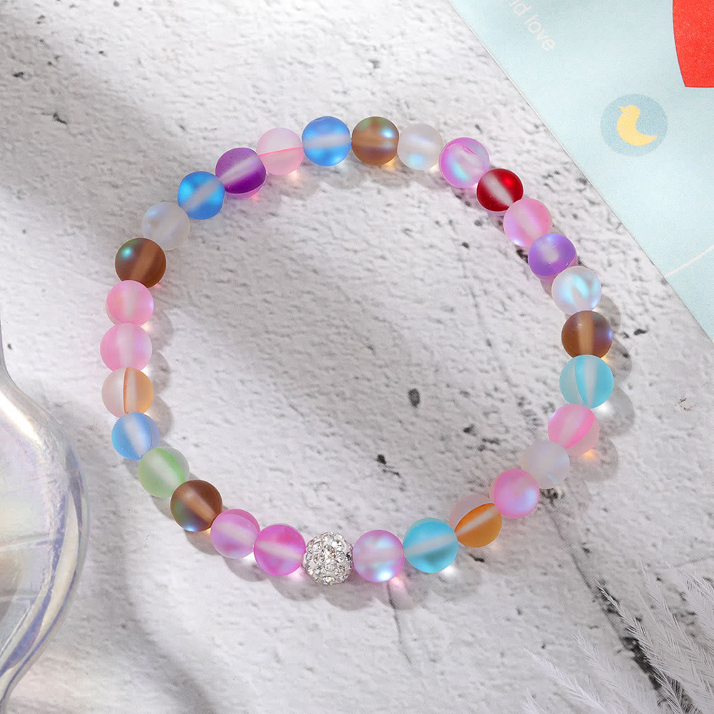 Olivenorma Zircon Crystal Glass Bead Bracelet