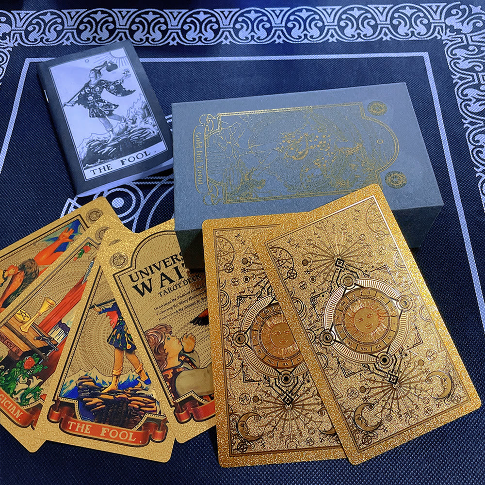 Olivenorma Bronzing Golden Sun Classic Tarot Cards