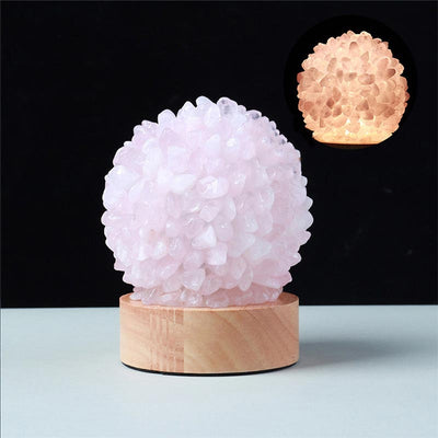 Olivenorma Christmas Crystal Stone Night Light Decoration