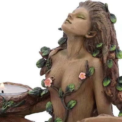 Olivenorma Balance of Nature Female Tree Spirit Tealight Decoration