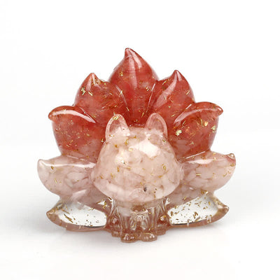 Olivenorma Nine-tailed Fox Gemstone Decoration