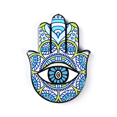 Olivenorma Hamsa Evil Eye Jewelry Tray Plate Coaster