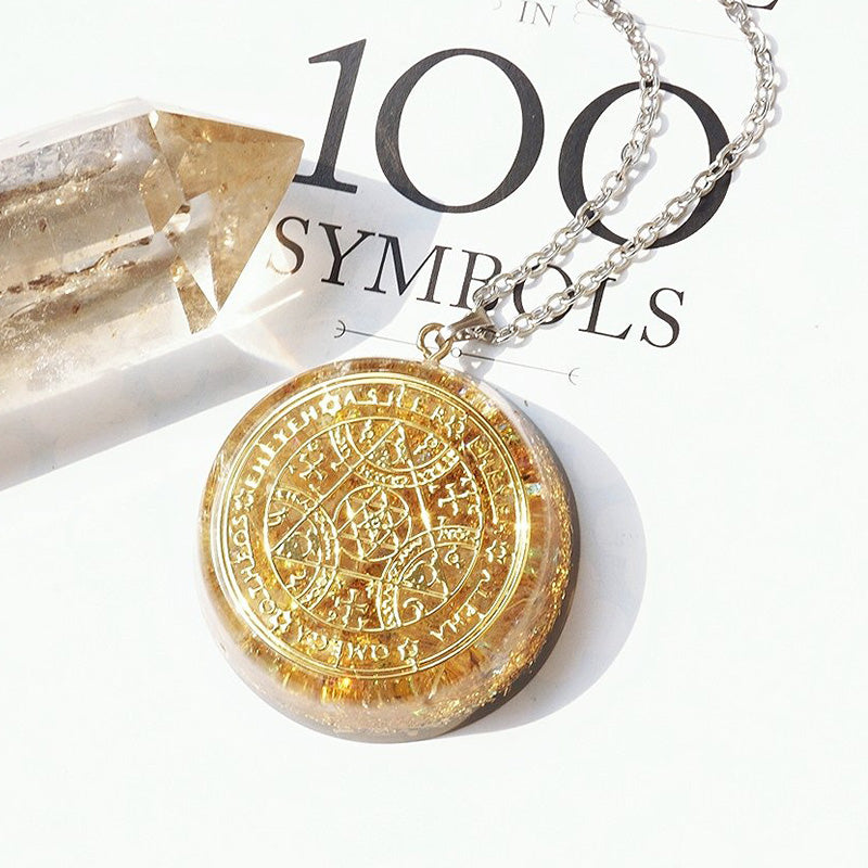 Olivenorma Natural Citrine Strength Necklace