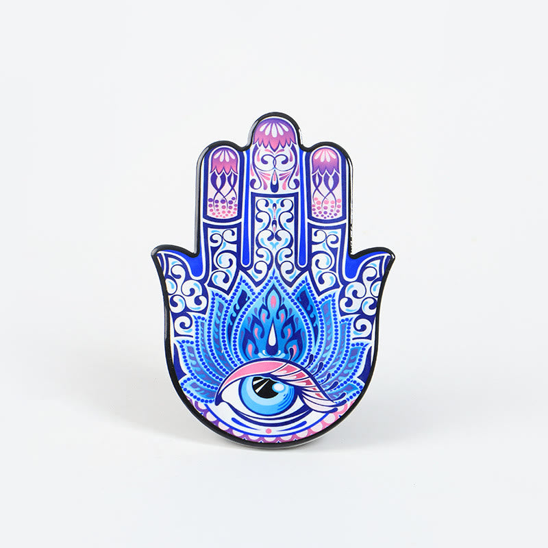 Olivenorma Hamsa Evil Eye Jewelry Tray Plate Coaster