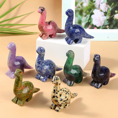 Olivenorma 2.5 Inches Crystal Dinosaur Home Docor Gemstone Decoration