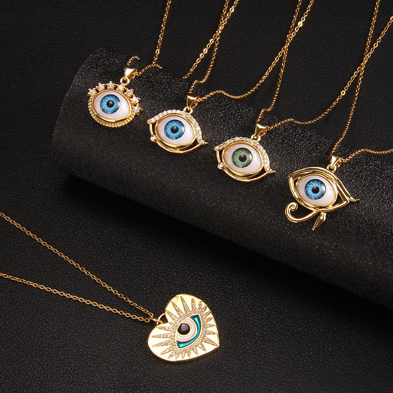 Olivenorma "Comprehensive Protection" Evil Eye Necklace