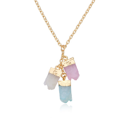 Olivenorma Colorful Crystal Pendant Necklace