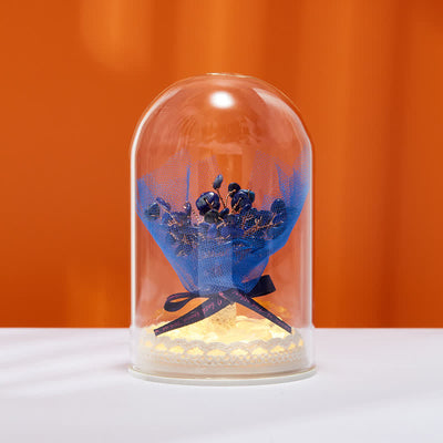 Olivenorma Natural Crystal Glass Cover Feng Shui Tree Decoration