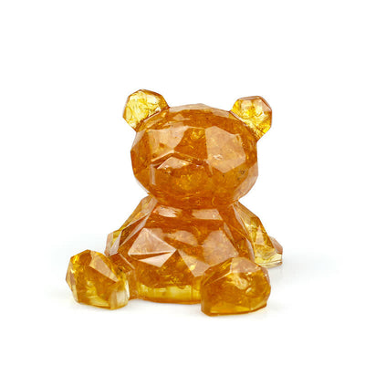 Olivenorma Crystal Mirror Bear Gemstone Decoration