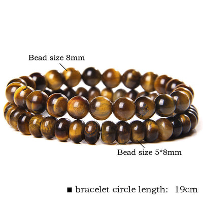 Olivenorma Beaded Jewelry For Man Double Layer Bracelet Set