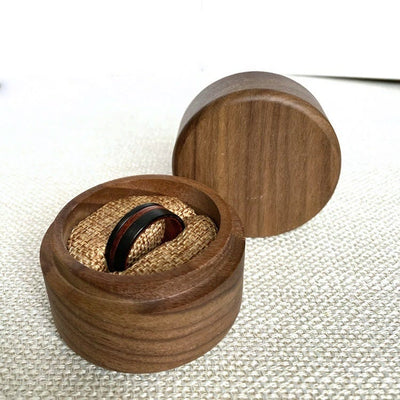 Olivenorma 8mm Whiskey Barrel Wood Tungsten Carbide Ring