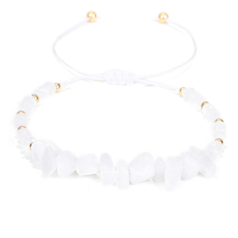 Olivenorma Bohemian Crystal Gravel String Bracelet