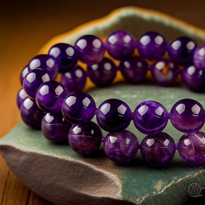 Olivenorma Amethyst Bracelet - Healing, Peace, Calmness - image 4