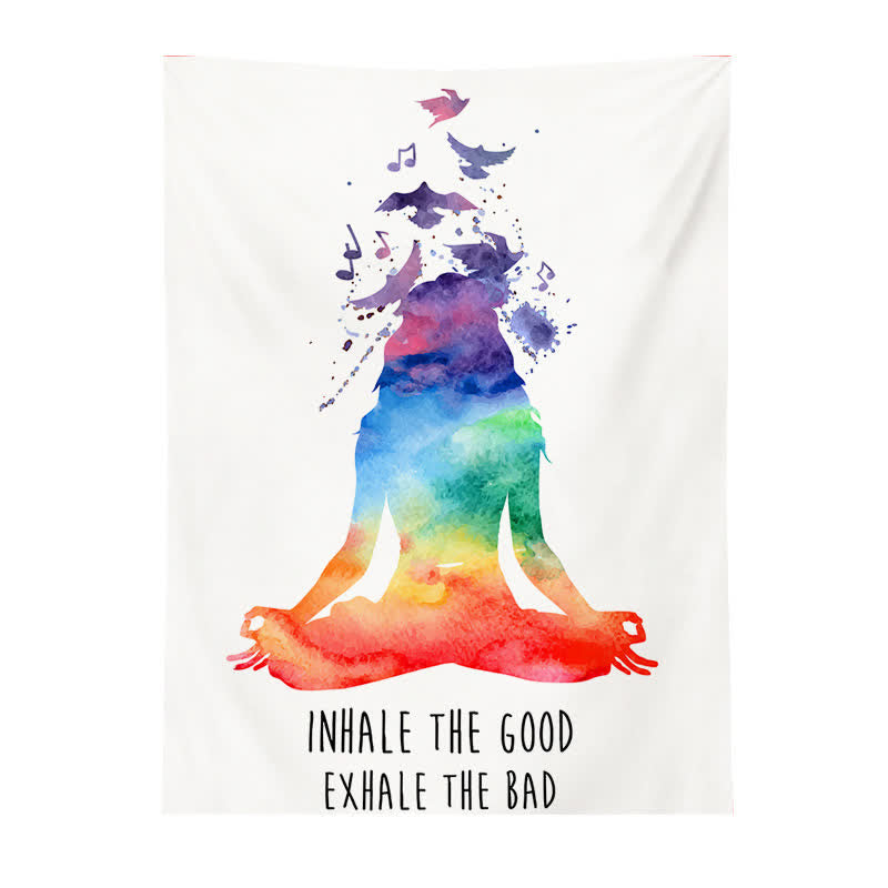 Minimalist Art Meditation Color Tapestry