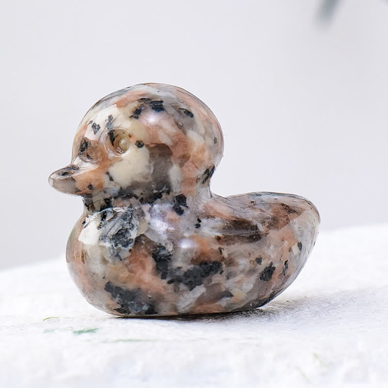 Olivenorma 1.2Inch Quartz Crystal Duck Carving Gemstone Decoration - Curb Stone - image 29
