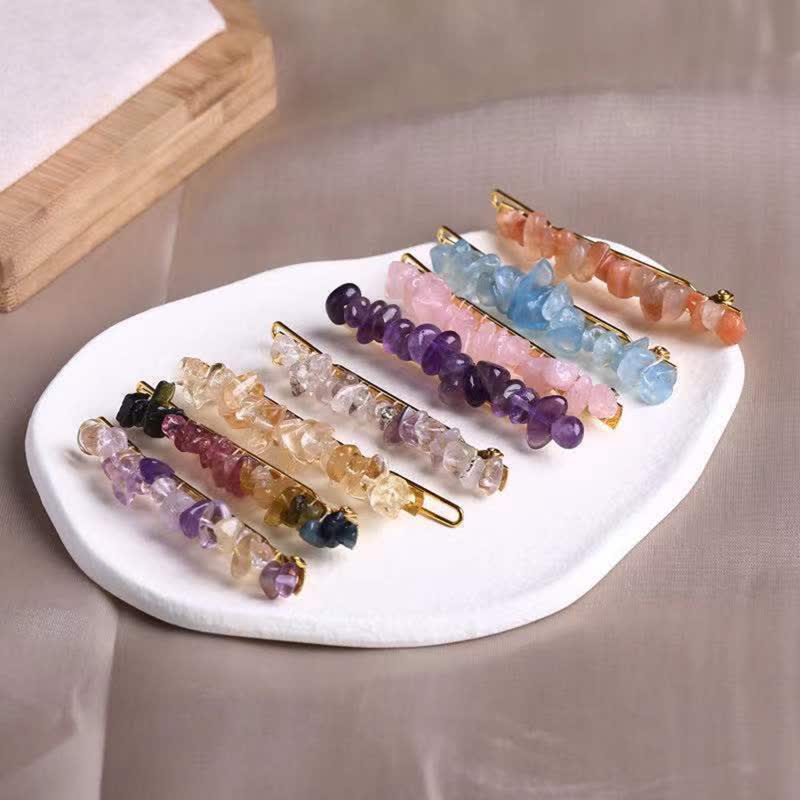 Olivenorma Natural Broken Crystal Hairpin