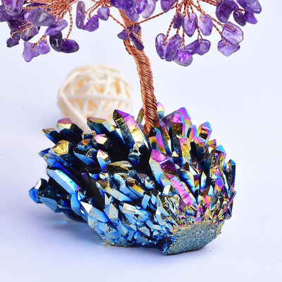 Olivenorma Amethyst Orgone Meditation Feng Shui Tree Of Purification