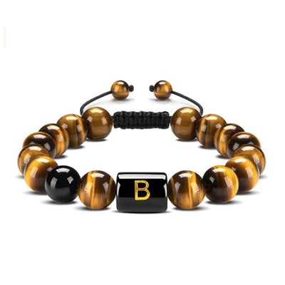 Tiger Eye Letter Protection Bracelet