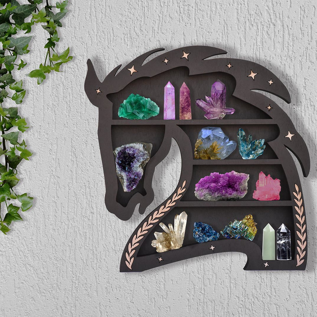 Olivenorma Dark Horse Crystal Shelf