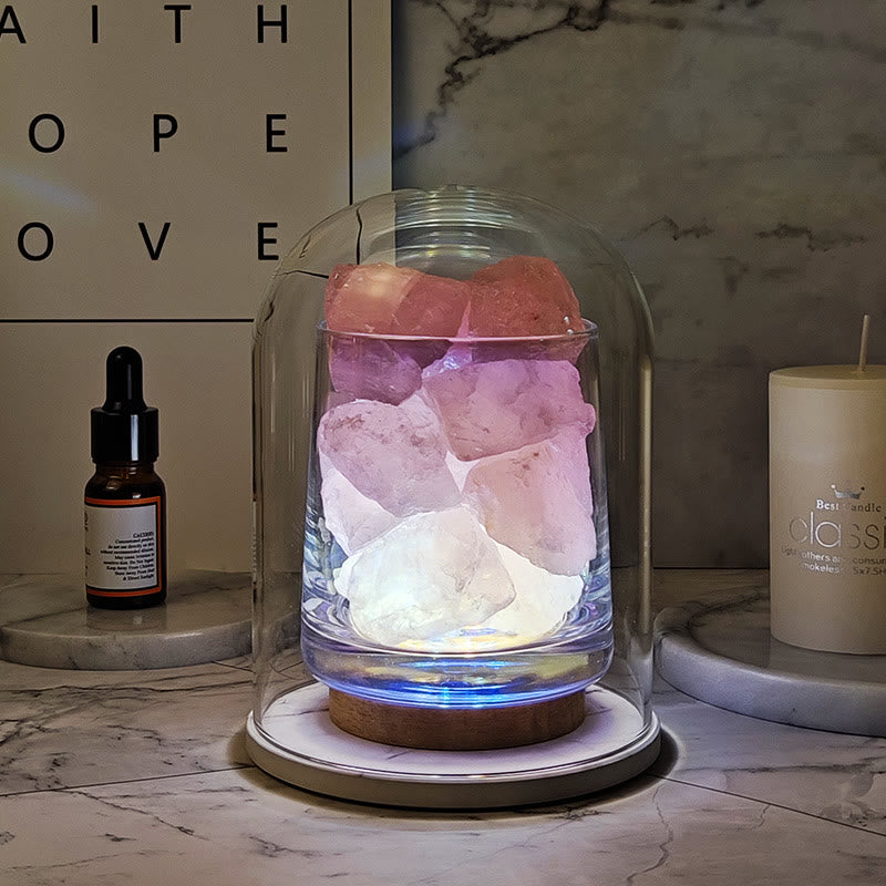 Olivenorma Fireless Diffuser Stone Crystal Aromatherapy Lamp