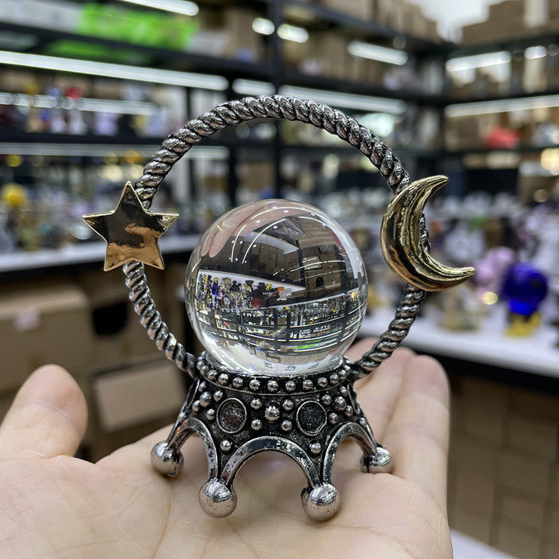 Olivenorma Star and Moon Sphere Holders Ornamet Decoration