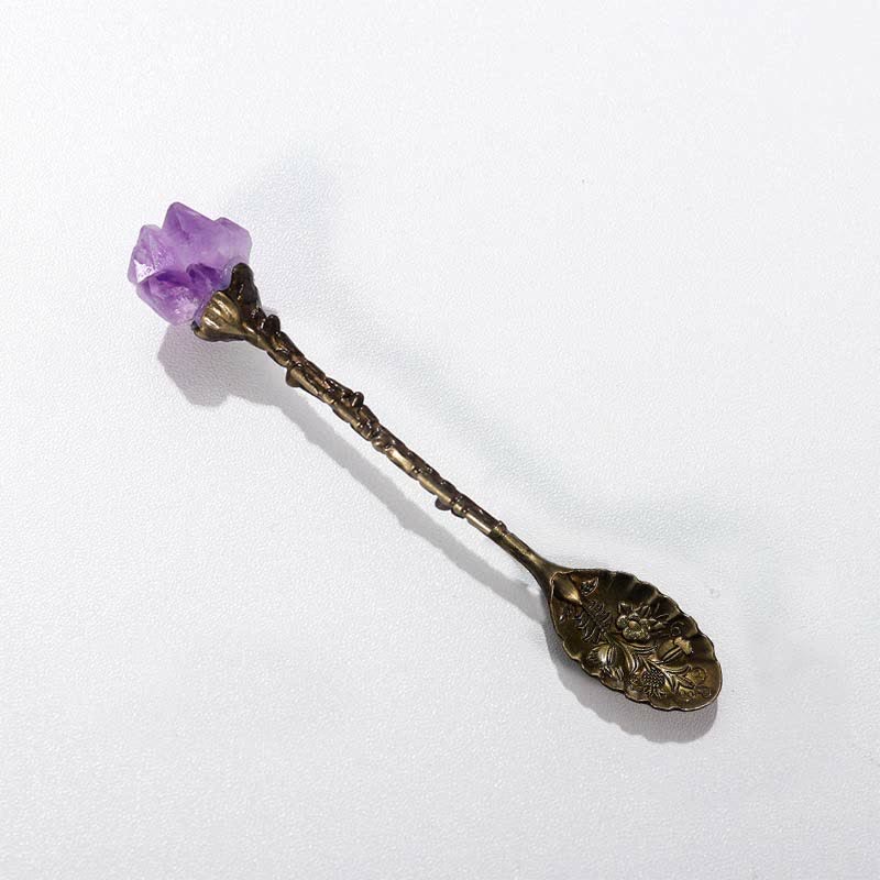 Olivenorma With Crystal Witches Herb Spoon Decoration