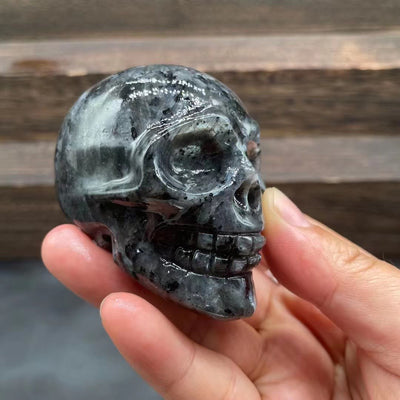 Olivenorma 7Cm Carved Natural Crystal Skull Gemstone Decoration