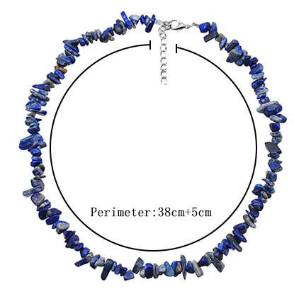 Olivenorma Irregular Shaped Polished Crystal Stone Necklace - image 40