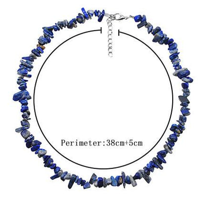 Olivenorma Irregular Shaped Polished Crystal Stone Necklace - image 40