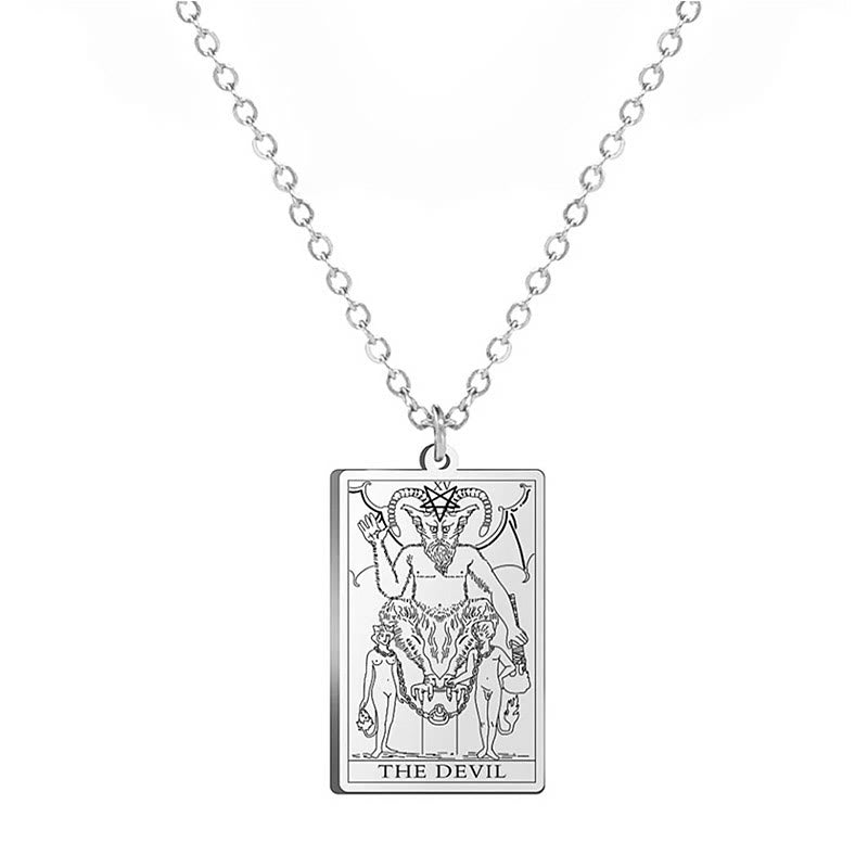 Olivenorma Stainless Steel Tarot Necklaces