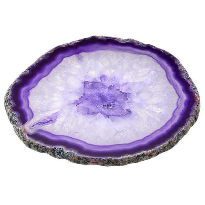 Olivenorma Natural Agate Night Light Atmosphere Gemstone Decoration