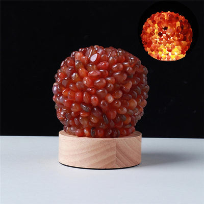 Olivenorma Christmas Crystal Stone Night Light Decoration