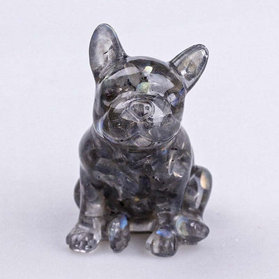 Olivenorma Natural Stone Puppy Decoration