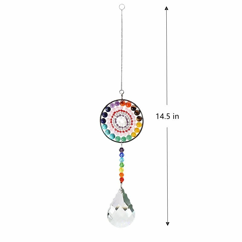 Olivenorma Crystal Suncatchers Handmade Chakra Wind Chime