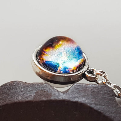 Glass Color Galaxy Space Necklace