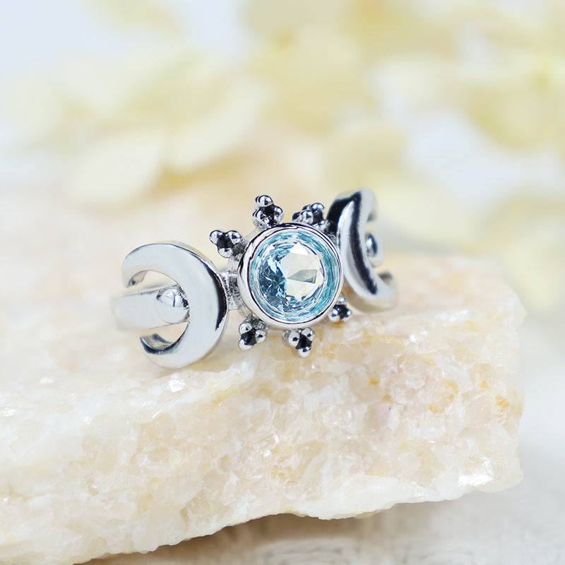 Olivenorma Mystic Moon Goddess Ring