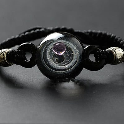 Olivenorma Nebula Starry Universe Creative Glass Bracelet