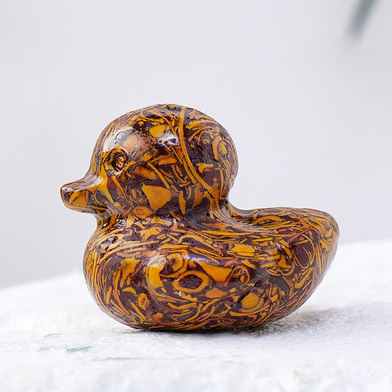 Olivenorma 1.2Inch Quartz Crystal Duck Carving Gemstone Decoration - Picture Jasper - image 21