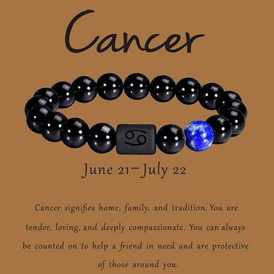 Olivenorma Obsidian Zodiac Lucky Bracelet