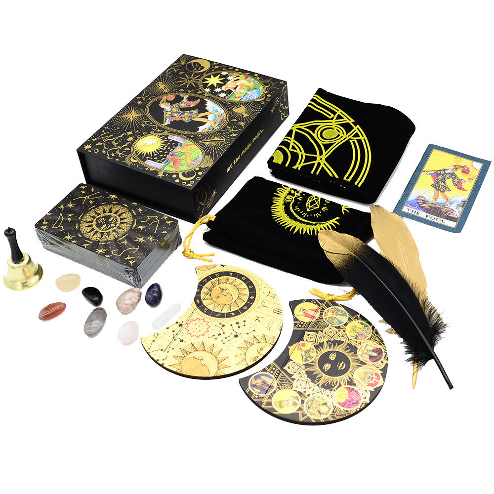 Olivenorma Full Kit Gold Foil Divination Box Set Tarot Deck Cards