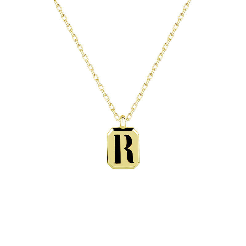 Olivenorma Customizable Gold Initial Necklace