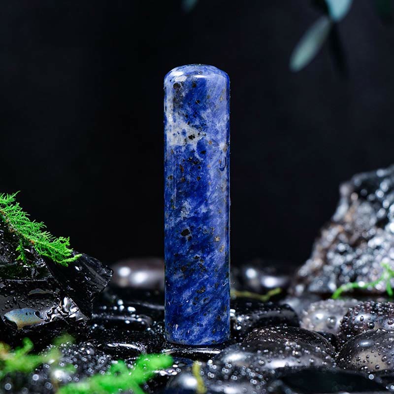 Olivenorma Natural Chakra Crystal Cylinder Ornament Gemstone Decoration