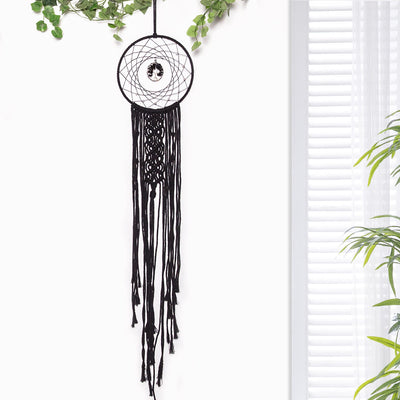 Olivenorma Woven Round Solar Tree of Life Crystal Dream Catcher