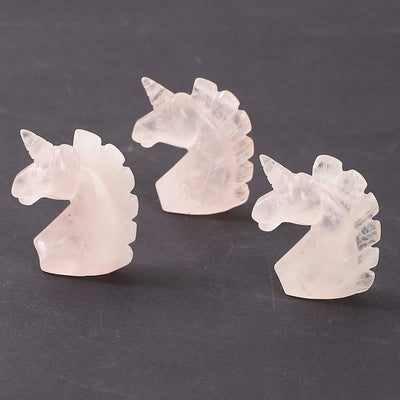 Olivenorma 2Inch Natural Crystal Unicorn Figurine Gemstone Decoration