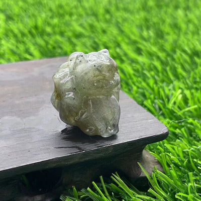 Olivenorma Natural Stone 3cm Nine Tailed Fox Gemstone Decoration - Labradorite - image 33