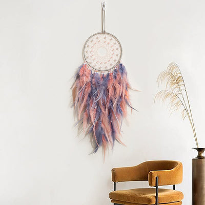 Olivenorma LED Light Up Handmade Feather Dream Catcher