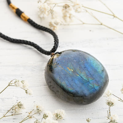 Olivenorma Empowering Labradorite Necklace